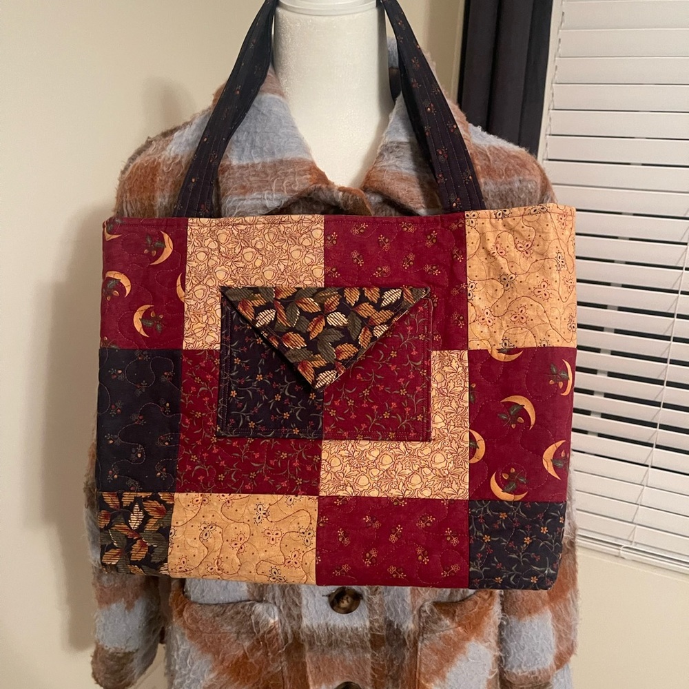 Handmade Patchwork Vintage Tote